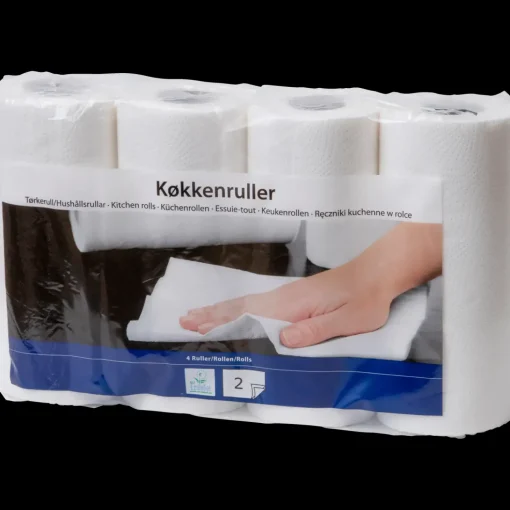 Abena køkkenrulle 2-lags 14,4m x 22cm 4 ruller