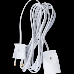 Adaptorkabel m/børnesikring 3 m hvid