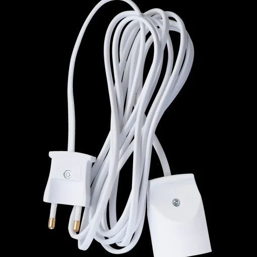Adaptorkabel m/børnesikring 3 m hvid