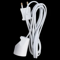 Adaptorkabel m/børnesikring 2 m hvid