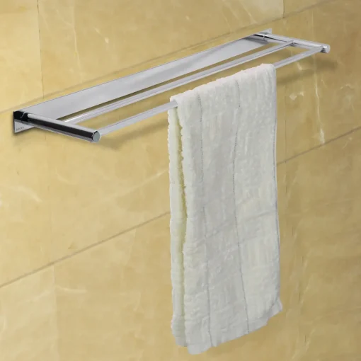 Adora håndklædestang, dobbelt, 60 cm, krom