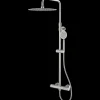 Adora Infigo L-300 termostat brusesæt med håndbruser, 2-spray, rustfrit stål