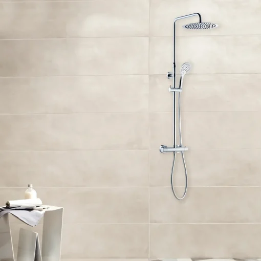 Adora Infigo L-300 termostat brusesæt med håndbruser, 2-spray, krom
