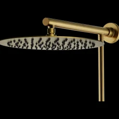 Adora Magna topbruser og termostatsæt Ø300 mm, børstet guld