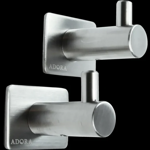 Adora Steel håndklædekrog, 2 stk.