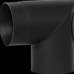 Aduro bøjning med renseluge sort 250x250 mm 90°