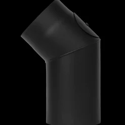Aduro bøjning med renseluge sort 250x250 mm 90°