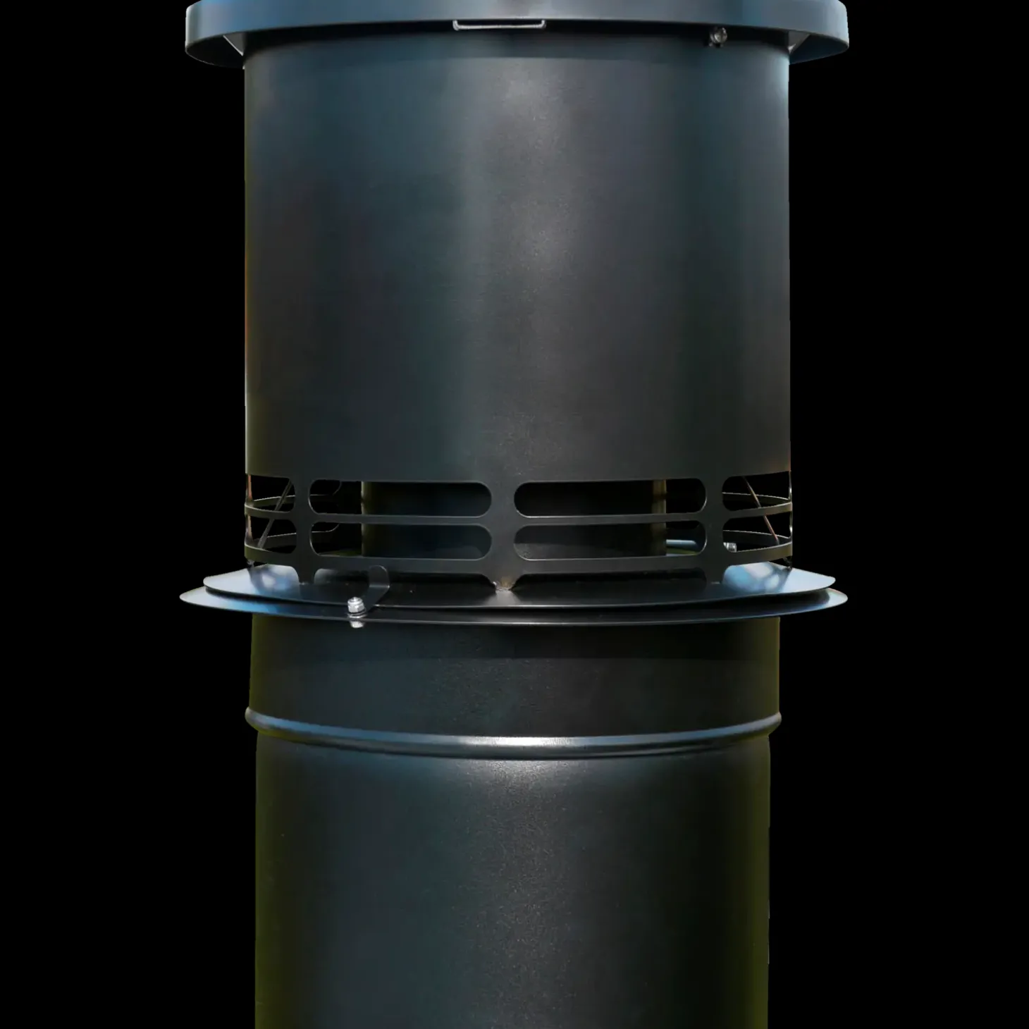 Aduro draftoptimizer brændeovn 39x39x50 cm blank stål