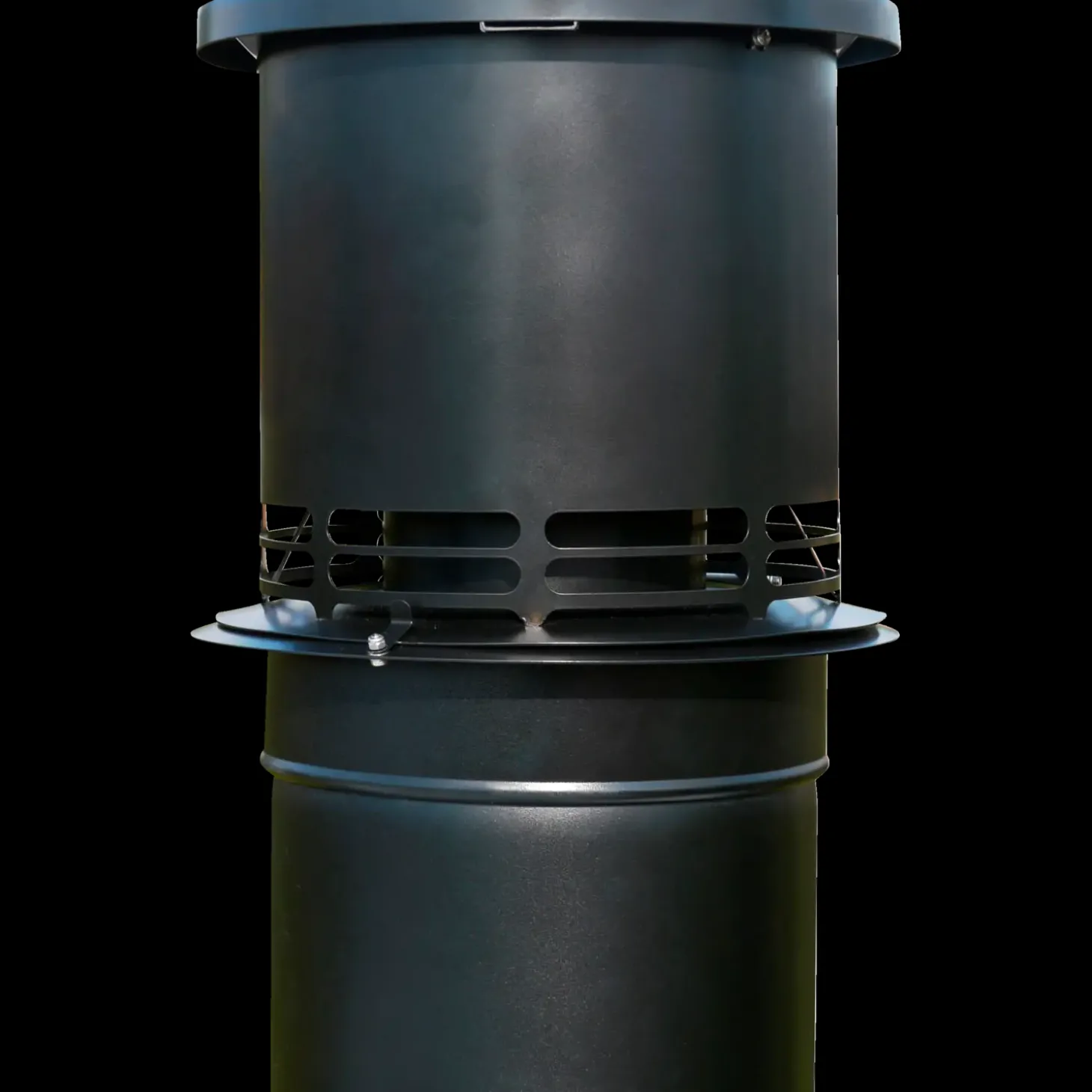 Aduro draftoptimizer til brændeovn 39x39x50 cm blank stål