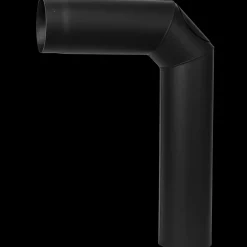 Aduro knærør 2x45° med renselåge sort