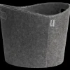 Aduro proline brændekurv rund grå filt 31x39 cm