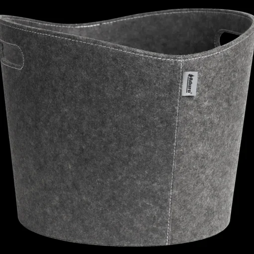 Aduro proline brændekurv rund grå filt 31x39 cm