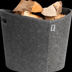 Aduro proline brændekurv rund grå filt 31x39 cm