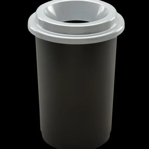 Affaldsspand eco 50 liter, grå låg