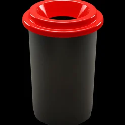 Affaldsspand eco 50 liter, rød låg