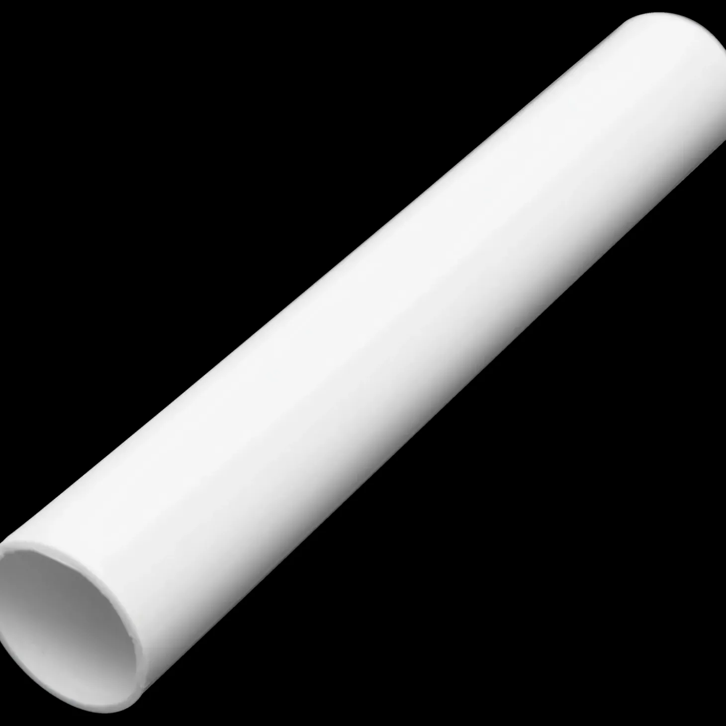 Afløbsrør t/håndvask 32x200 mm hvid plast