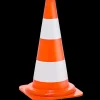 Afmærkningskegle orange/hvid 50 cm