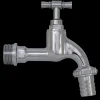 Aftapventil m/t-greb inkl slangeforskuning 3/4" mat krom