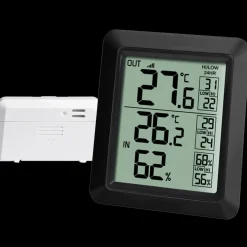 Agimex vejrstation, inde- og udetemperatur og fugtighed