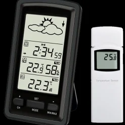 Agimex vejrstation, temp. inde og ude, barometer og fugtighed