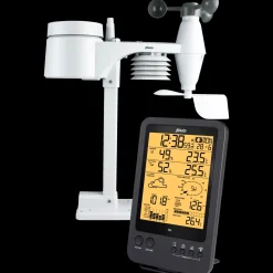 Alecto WS-4700 Professionel vejrstation med trådlås sensor sort
