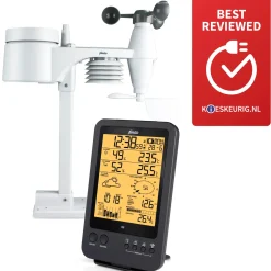 Alecto WS-4700 Professionel vejrstation med trådlås sensor sort