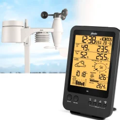 Alecto WS-4700 Professionel vejrstation med trådlås sensor sort