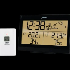 Alecto WS-2300 vejrstation med trådlås sensor sort