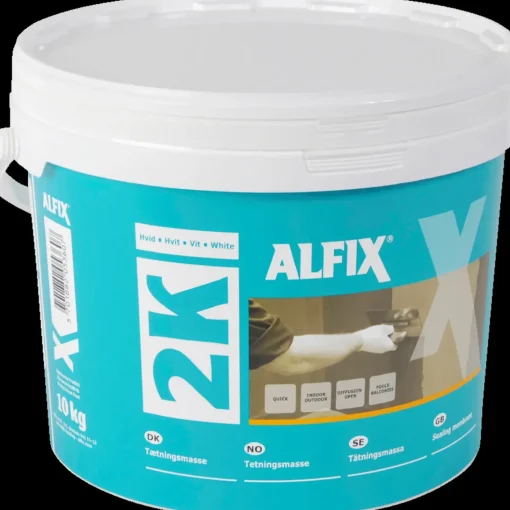Alfix 2K tætningsmasse 10 kg hvid