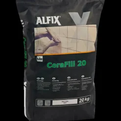 Alfix Rustiqfuge CeraFill 20, klinkefuge 20 kg grå