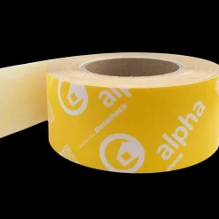 Alpha dampspærretape gul 50mm x 25m
