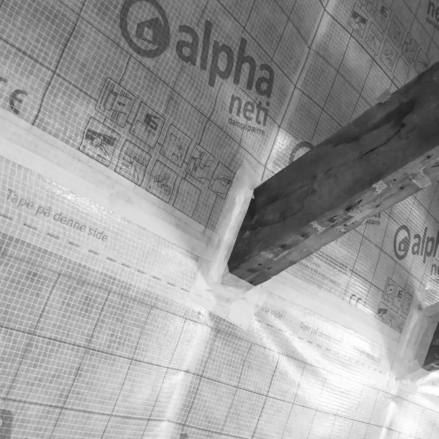 Alpha neti armeret dampspærre 1,5x50m