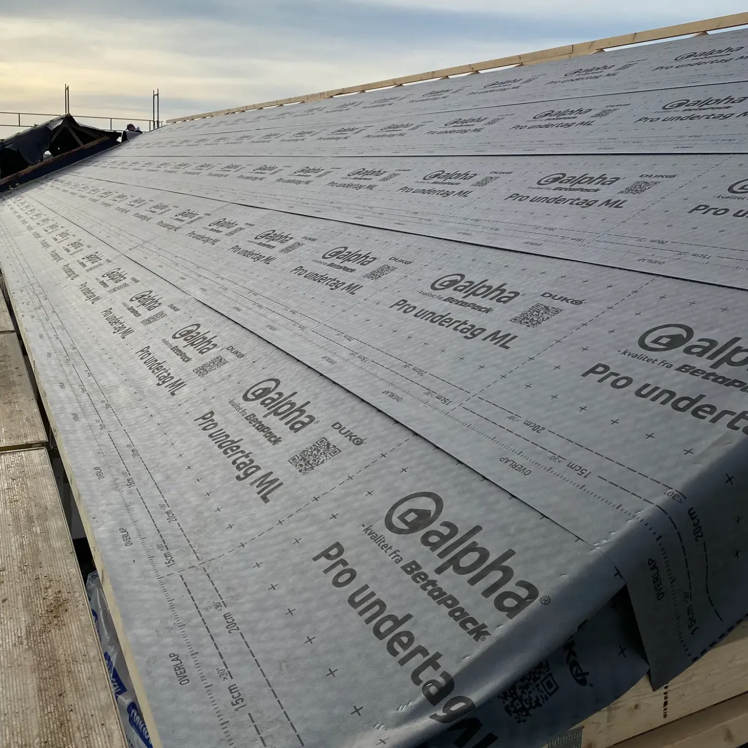 Alpha undertag ML sort/grå 1,1 x 50 m