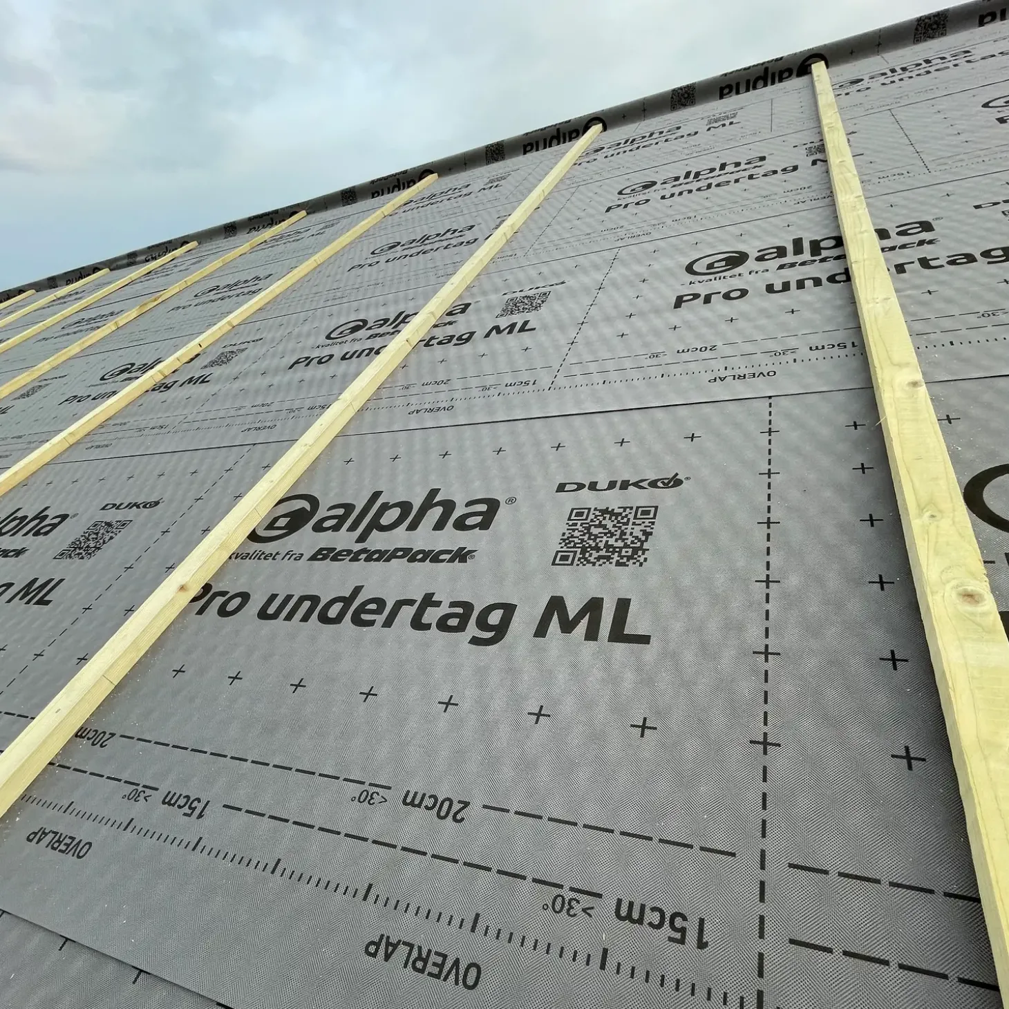 Alpha undertag ML sort/grå 1,1 x 50 m