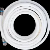 Antenne kabel Ø6,6 10 m med 2xf-connector hvid
