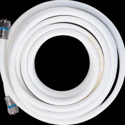 Antenne kabel Ø6,6 10 m med 2xf-connector hvid
