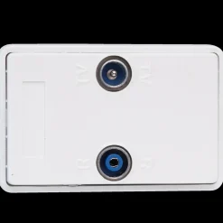 Antenne seriestikdåse tv/FM 1,5 modul hvid