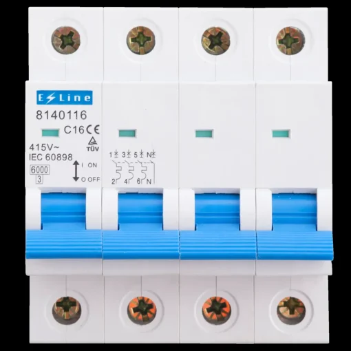 Automatsikring 3pol + N 16A