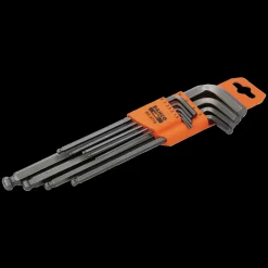 Bahco stiftnøglesæt 9 stk m/kuglehoved 1,5 - 10 mm