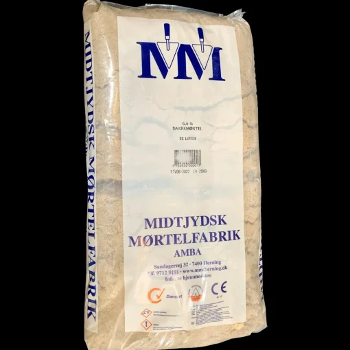 Bakkemørtel  6,6% - 15L pose