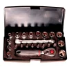 Bato 1/4" topnøglesæt 23 dele