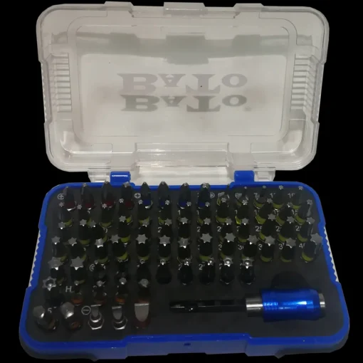 Bato bitssæt 1/4" med farvering 71 dele