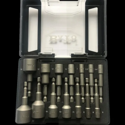 Bato bolt bitssæt 1/4" med magnettoppe 14 dele