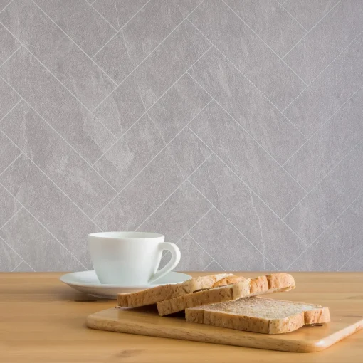 Berryalloc kitchenwall sildeben 2,2x600x1200 mm skifergrå