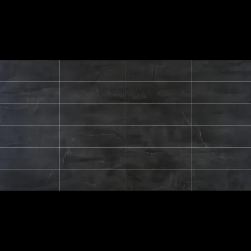 Berryalloc kitchenwall 2,2x600x1200 mm sort fløjl - 10x30 cm flise