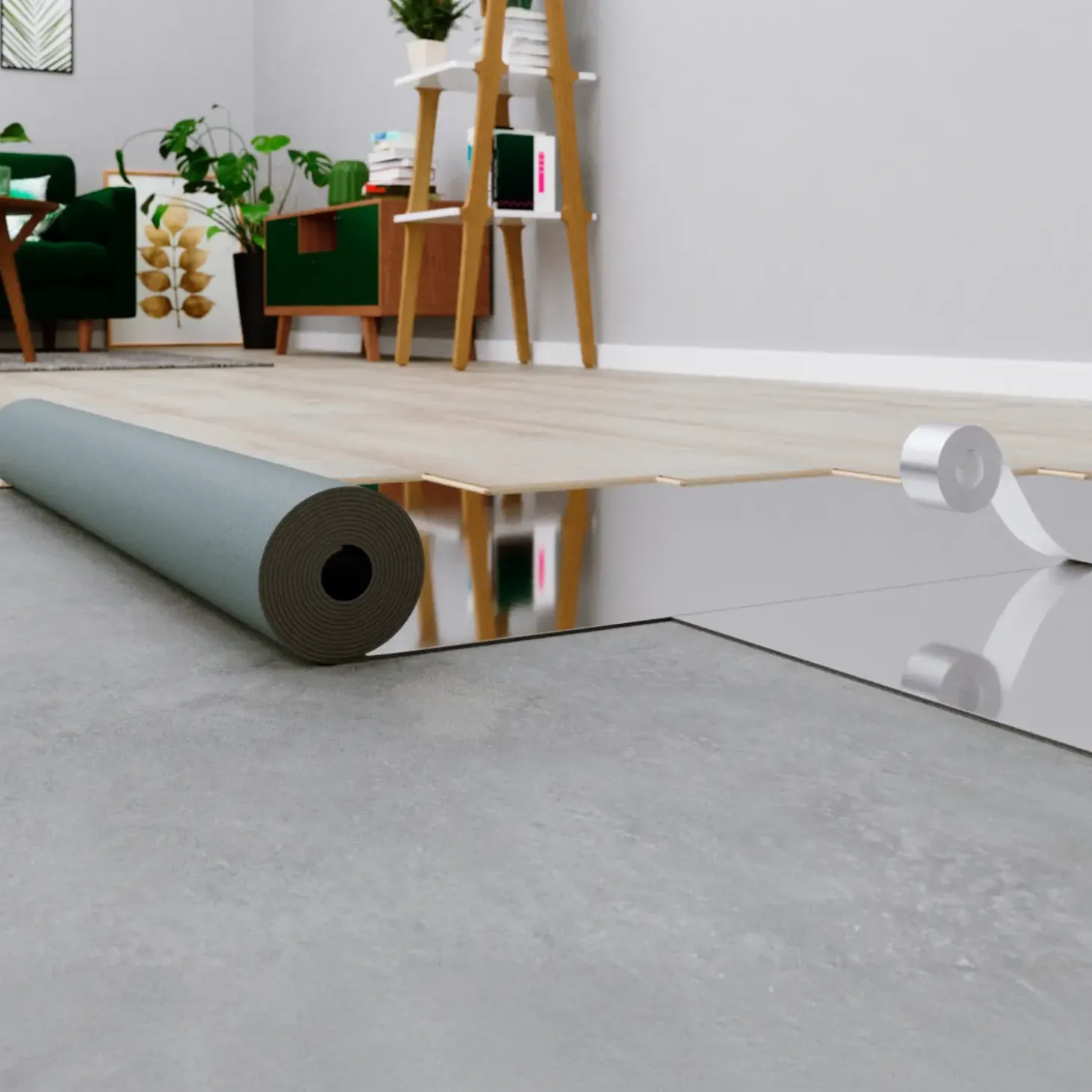 BerryAlloc Ocean+ 8 V4 laminatgulv Jazz light grey 190x1288x8 mm