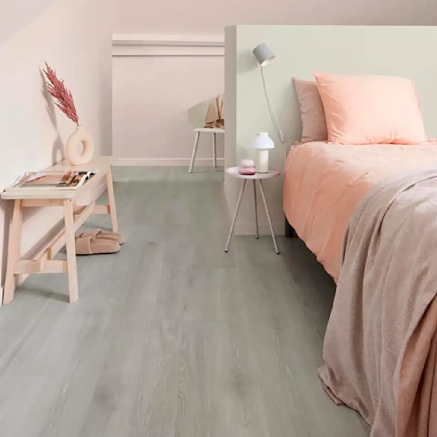 BerryAlloc Ocean+ 8 XL laminatgulv Bloom silver grey 241x2038x8 mm