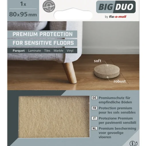 Big Duo glidesko 80x95 mm