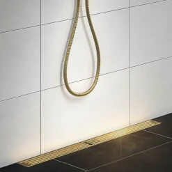 Blücher Art Deco baderumsrende 900 mm messing