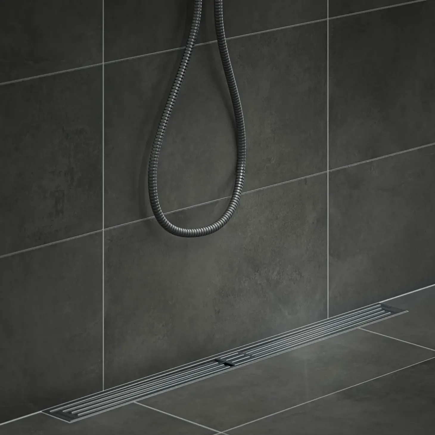 Blücher Art Deco baderumsrende 900 mm sort